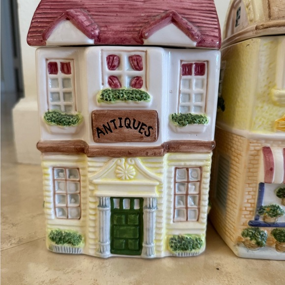 Vintage Village SET OF 4 Dry Good Jars - Picture 7 of 15